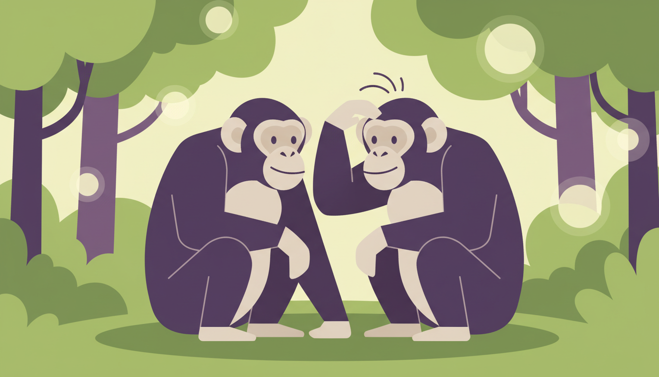 Emotionales Verhalten bei Primaten: Stressabbau und soziale Bindung