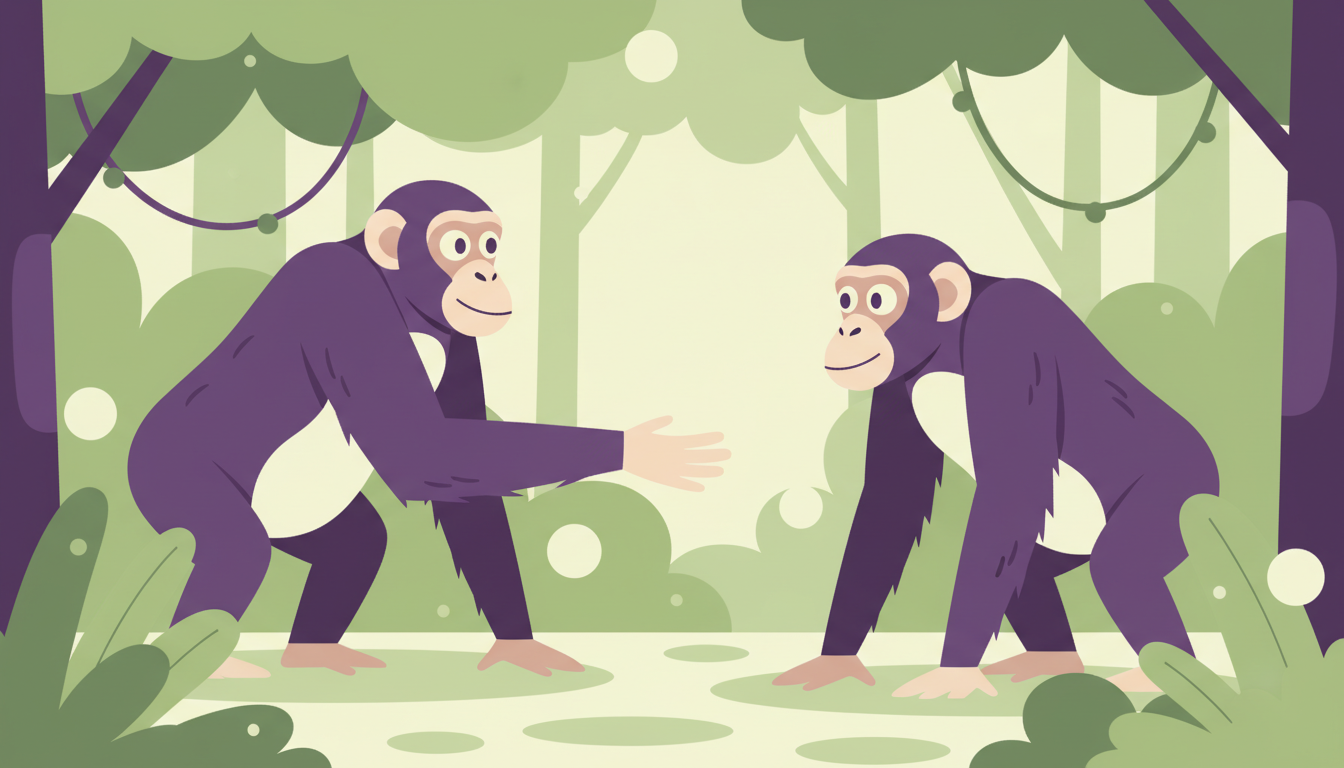 Kommunikation bei Primaten: Lautäußerungen, Gesten und die Ursprünge der Sprache